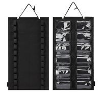 Gcerfby Martial Arts Belt Display Stand, Felt Wall Organizer Rack, Wrestling Belt Hanging System, Space-Saving Display Solution, Easy To Install, 62.5x34.5cm, For Learners, Den, Cabinet