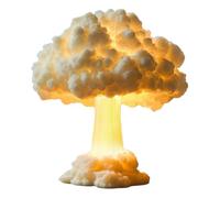 Gcerfby Mushroom Cloud Table Lamp, 3D Mushroom Cloud Nuclear Blast Lamp, B-omb Model Night Light, 12cm, Eye-Catching, Versatile for Bedroom, Home
