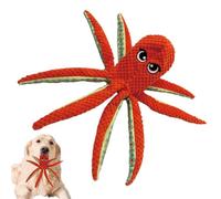 Gcerfby Octopus Chew Toy, Puppy Teething Toy, Soft Dog Doll, Soft Training Game, Teething Chew Doll, 33x10cm/12.99x3.94 Inches, For Teeth Puppies And Small Breeds