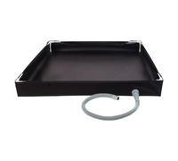 Gcerfby Portable Shower Pan, Foldable Design, 80x80x10cm, Large Portable Shower Pan With Drain Pipe, Outdoor Camping Bathing Tray, Easy To Set Up, For Climbing, Hiking, Road Trip, Marine