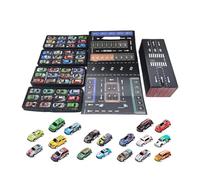 Gcerfby Pull Back Cars, Smooth-Rolling Feature, 48 Pieces Metal Vehicles With Built-In Garage, Die-Cast Toy Cars, Encourages Creativity And Social Play, For Kids Boys 3+ Years Old Up