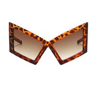 Gcerfby Sunglasses Womens,Funny Kitten Eye Glasses Womens Sunglasses | Oversized Trendy Eyeglasses Hip Hop Novelty Eyewear Accessories for Women Adults Dancer