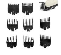 GCFTIFF 8pcs Guide Comb Set, Professional Hair Clipper Guards Cutting Guides Fits for Most Clippers (45 * 38mm),Clipper Combs Replacement for Increased Cutting Performanc