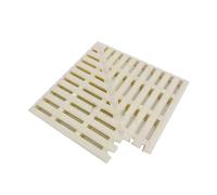 GCGC Swimming Pool Drainage Overflow Grating, Road Corner Gutter Grating,Bathroom Right Angle Drain Grating Sewer Grate for Bathroom Patios Decks Walkways(Width 25cm/2pieces)