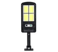 GCHNow Ruiziliang 1pack Led Solar Street Lights 150-400W 128 COB Outdoor Security Lighting Wall Lamp Waterproof Motion PIR Sensor Smart Control Lamp(360W 120LED)