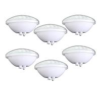 GCHNow Ruiziliang 6pcs/lot LED Swimming Pool Light Par56 DC 12V RGB SMD5730 24W 36W Underwater Light IP68 Waterproof Outdoor Spotlight for Pond Fountain Pool(Warm White,24W)