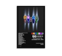 GCHPRINTEU Chris Brown-11 11 Black Print Music Canvas Poster Gift Home Wall Decoration Print for Bedroom Living Room 16x24inch(40x60cm) Unframe-style