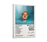 GCHPRINTEU Dayglow -Fuzzy Brain Music Album Canvas Poster Gift Home Wall Decoration Animal Fun Art Print for Bedroom Living Room 20x30inch(50x75cm) Frame-style