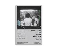 GCHPRINTEU J. Cole - 4 YOUR EYEZ ONLY Music Album Canvas Poster Gift Home Wall Decoration Animal Fun Art Print for Bedroom Living Room 24x36inch(60x90cm) Unframe-style