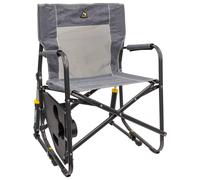 GCI - Freestyle Rocker With Side Table - Camping chair size 61 x 63,5 x 88,5 cm, grey