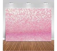 GCIREC 12x10 ft Pink Backdrop Abstract Glitter Abstract Sparkle Spot Photography Background Baby Shower Birthday Newborn Wedding Portrait Photo Studio Booth Props Party Decoration Cake Table Banner