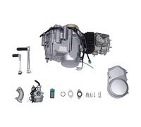 GCIUEMMH 4 Stroke Engine Motor - 125CC Engine Motor Complete Kit 4 Speed ATV Motor Engine Horizontal Motor with Air-Cooling 2 Stage Transmission Single Cylinder Engine for Motorcycle Go Kart Dirt Bike