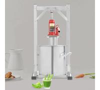 GCIUEMMH Fruit Wine Press - 12 Liter Fruit Wine Press Stainless Steel 3T Hydraulic Jack Press Extractor Manual Juice Maker for Grape Vegetables Homemade Juice