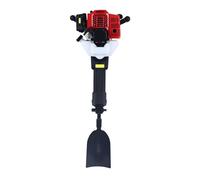 GCIUEMMH Garden Tree Digger with Flat Pickaxe - 52CC 2-Stroke Petrol Tree Pit Digger 1900W Portable Excavator Air-Cooled Digging Machine Hand-held Digger Trencher Excavator Machine for Garden and Farm