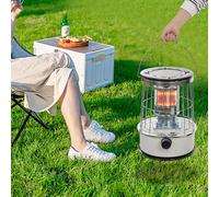 GCIUEMMH Smoke-Free Portable Kerosene Stove - 23500 BTU Portable Kerosene Stove 6L Camping Oil Heaters Gas Stove 360° Surround Heating Kerosene Stove Burner Paraffin Heater for Indoor Outdoor Patio