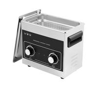 GCIUEMMH Ultrasonic Cleaner with Heater (68-176°F) & Timer (0-30min) - 120W Ultrasonic Cleaning Machine Jewelry Cleaner, 40KHz Frequency for Jewelry, Glasses, Dentures, Tool (3.2L)