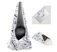 GCJUYA Protective Wrap, Camera wrap, Magic Self-Adhesive Cloth, 13.78"x13.78"/35x35cm Anti-Scratch Lens Camera Wrap, Folding, Washable, Lens Pouches, Soft Cloth with a Sticky for Camera and tech Gear