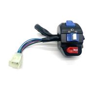 GCLANXI 1 Pair Left And Right Handlebar Control Switch Horn Turn Signal 12v For Gy6 50cc 125cc 150cc Scooter E-bike Moped(Blue)