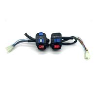 GCLANXI 1 Pair Left And Right Handlebar Control Switch Horn Turn Signal 12v For Gy6 50cc 125cc 150cc Scooter E-bike Moped(Lavender)