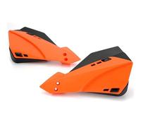 GCLANXI 1 Pair of Protective Brake Lever Hollowed Out Windshield Anti-Drop Hand Guard Handle for Off-Road Motorcycle(Orange)