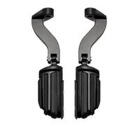 GCLANXI 10mm Rear Passenger Foot Pegs Motorcycles Mount Kits For Harley Touring Davidson Electra Glide CVO Street Glide Road King FLHXSE(Black)