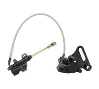 GCLANXI 15MM Motorcycle Hydraulic Rear Disc Brake Caliper With Master Cylinder Fit For 125cc -160cc Dirt Bike Motocross Accessories Refit(A)