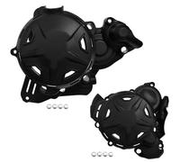 GCLANXI 2024 For GasGas GAS EC250 EC300 EX250 EX300 MC250 MC300 250 300 EC EX MC Motorcycle Clutch Cover Ignition Protector Guard(Black SET)
