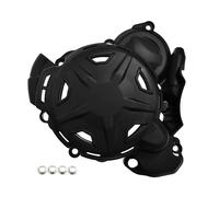 GCLANXI 2024 For GasGas GAS EC250 EC300 EX250 EX300 MC250 MC300 250 300 EC EX MC Motorcycle Clutch Cover Ignition Protector Guard(Black Ignition Cover)