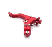 GCLANXI 22mm 7/8" Motorcycle Short Stunt Clutch Lever Easy Pull Cable System for Honda for Kawasaki for Suzuki for Yamaha for Harley for Davidson for Triumph(Red)