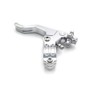 GCLANXI 22mm 7/8" Motorcycle Short Stunt Clutch Lever Easy Pull Cable System for Honda for Kawasaki for Suzuki for Yamaha for Harley for Davidson for Triumph(Silver)