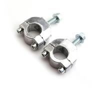 GCLANXI 7/8'' 22mm Motorcycle Handlebar Risers Adapter Handle Bar Clamp For 2-Stroke 47cc 49cc Mini Moto Dirt Bike Moped(Silver)