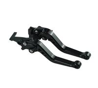 GCLANXI Fit for Motorbike Modification 1 Pair Alloy Motorcycle Brake Handle CNC Motorcycle Clutch Drum Brake Lever Handle(Black)
