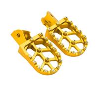 GCLANXI Foot Pegs Rest Footpegs Foot Pegs Bracket For Sur Ron Sur-Ron Surron Light Bee S & Light Bee X Electric Motocross Universal(Gold)