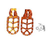 GCLANXI Footrest Footpegs Foot Pegs Pedal For KTM SX SXF EXC EXCF XC XCF X-CF XCW EXC-F 125 250 300-500 501 TX FX TE FE TC FC FS 85(Orange)