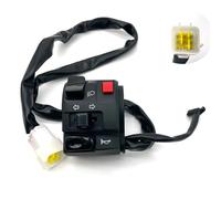 GCLANXI For 1 Pcs Left 22mm Motorcycle Switches Motorbike Horn Button Turn Signal Warning Light Handlebar Controller Switch