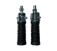GCLANXI For 1Pair Universal Motorcycle Rear Pillion Footpegs Footrests Foot Pegs Rests 10mm Thread