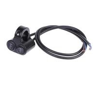 GCLANXI For 1PC Aluminum Alloy 12V Motorcycle Handlebar Control Switch Dual Button Control Headlight Flasher Speaker Switch 2 Choice(A2)