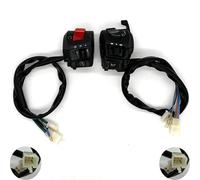 GCLANXI For 22mm Motorcycle Handle Bar Switches Horn Turn Signal Headlight Electric Start Handlebar Controller Button Universal JH125 WY125(1pair)