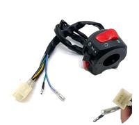 GCLANXI For 22mm Motorcycle Switches Horn Button Turn Signal Electric LampLight Start Flameout Handlebar Controller Switch EN125(1pcs right)