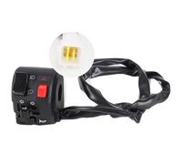 GCLANXI For 22mm Motorcycle Switches Motorbike Horn Button Turn Signal Electric Fog Lamp Light Start Handlebar Controller Switch Universal(1pcs left)