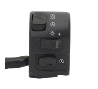 GCLANXI For 7/8" 22mm Motorcycle Handlebar Control Switches Horn Headlight Turn Signal Switch Button With LED Flasher For NMAX CT125 155(Right)