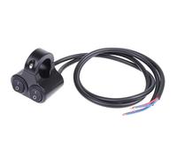 GCLANXI For Aluminum Alloy 12V Motorcycle Handlebar Control Switch Dual Button Control Headlight Flasher Speaker Switch 2 Choice 1PC(A1)