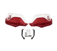 GCLANXI for CFMOTO 450MT 2024 2025 Handlebar Handguard 450 MT MT450 Heighten Hand Guards Shield Brake Clutch Lever Protector(Red Clear Set)
