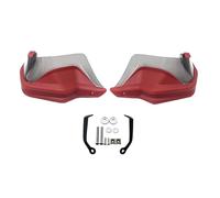GCLANXI for CFMOTO 450MT 2024 2025 Handlebar Handguard 450 MT MT450 Heighten Hand Guards Shield Brake Clutch Lever Protector(Red Grey Set)