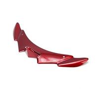 GCLANXI For HONDA FORZA 350 NSS350 Motorcycle Beak Front Lip Fixed Wing Lower Lip Spoiler Trim Fairing Winglets Accessorie(Dark red)