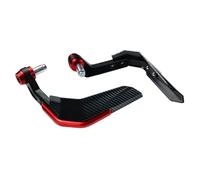 GCLANXI for Motorcycle Handle Hand Guards Wind Protector Brush Bar Decoration Universal Motocross Grip Protect Covers Handlebar Handguard(Red)