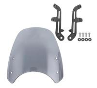 GCLANXI For Triu Mph T100 T120 2016-2024 Front Windshield Windscreen For Triu mph T 120 T100 Wind Deflector Windshield Accessories(Light Smoke)