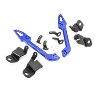 GCLANXI For Yamaha XMAX 300 Xmax 300 2017-2025 2024 2023 2022 2021 2020 Motorcycle Armrest Rear Passenger Protect Grab Bars Seat Armrest(Blue)