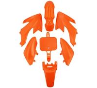 GCLANXI Moto Plastic Fender Fairing Kit Set Plastic Body Fender Kit For Honda XR50 CRF500 50/70/90/110/125CC Pit Dirt Bike Fairing Moto(Orange)