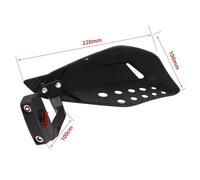 GCLANXI Motocross Handbar Handguard Protector with 22mm Hand Guards Protection for Motorcycle Dirt Pit Bike ATV Quads Enduro(Red)